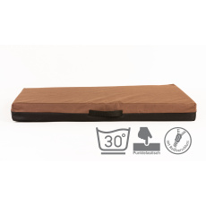Orthopädisches Hundebett - brauner Oxford-Stoff Orthopädisches Hundebett - brauner Oxford-Stoff