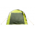Zelt COOLPET Komfort 3 x 3 m Farbe: grün - khaki/senf und Sonnensegel 4x3m