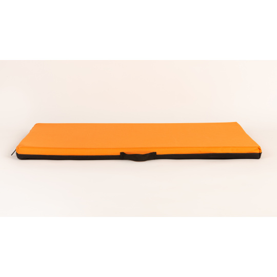 Orthopädisches Hundebett - orangefarbener Oxford-Stoff