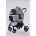Wagen, grau/schwarz Stroller für Hunde, Katzen und anderen Tieren, Hundewagen, pet roadster, Tier trolley, Hundebuggy