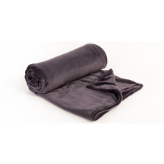 Kuscheldecke grau aus Vlies 4 Größen Kuscheldecke grau aus Vlies 4 Größen