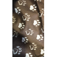 Transportbox COOL PET Plus - braun/beige Pfoten