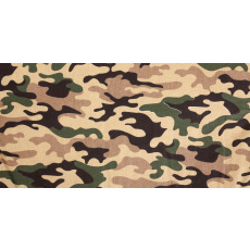 Matte aus Baumwolle camouflage 1. grün 3 Größen