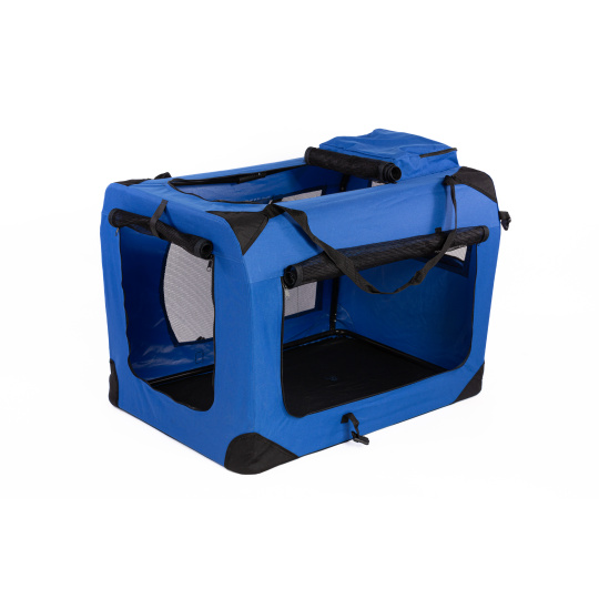 Hundebox blau Economy, faltbar 4 Größen