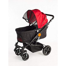 Hundebuggy, stroller,Hundebuggy, pet roadster, Tier Trolley, Hundewagen, Reisewagen ROT/SCHWARZ Wagen Hundebuggy, stroller,Hundebuggy, pet roadster, Tier Trolley, Hundewagen, Reisewagen ROT/SCHWARZ Wagen