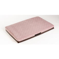 Orthopädische Hundebett mit abnehmbarem Bezug gesteppter Velour ALTEROSA/unterer Teil Kunstleder braun 12 Größen Orthopädische Hundebett mit abnehmbarem Bezug gesteppter Velour ALTEROSA/unterer Teil Kunstleder braun 12 Größen