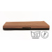 Hundebett - brauner Oxford-Stoff