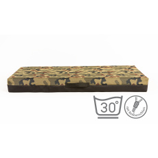 Matratze für Hunde mit abnehmbarem Bezug  Oxford Textilien CAMOUFLAGE 12 Größe