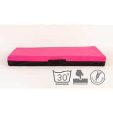 VISCO orthopädische Hundebett Matratze rosa mit abnehmbarem Bezug 12 Größen
