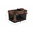 Box na míru - tmavá hnědá 140×90×110 cm (CUST-2610-TRDJ2Q)