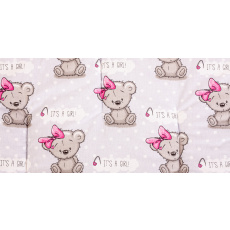 Matte aus Baumwolle 100*65cm Teddybär Matte aus Baumwolle 100*65cm Teddybär