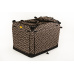 Bezug für Transportbox COOL PET Plus beige Pfoten/braune Farbe