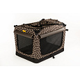 Transportbox COOL PET Plus - braun/beige Pfoten