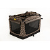 Transportbox COOL PET Plus - braun/beige Pfoten