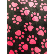 Kuschelbett - rosa Pfoten